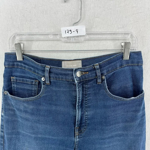 Everlane Jeans Women's Sz 30 Blue Ankle Skinny High-Rise Stretch Denim Pockets - Picture 10 of 10